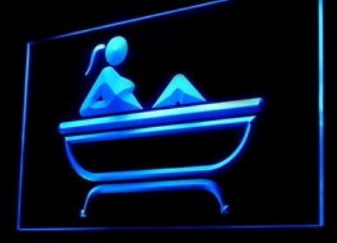 Steam Shower Sauna Bath Massage LED Neon Sign